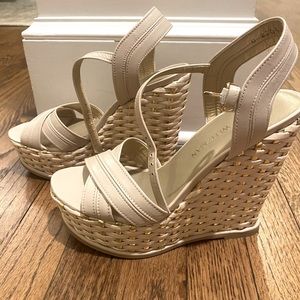 Stuart Weitzman wedge platform sandal